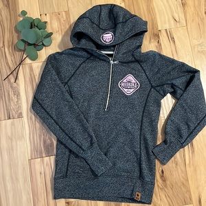 Muskoka BearWear Ladies 1/4 zip hooded sweater